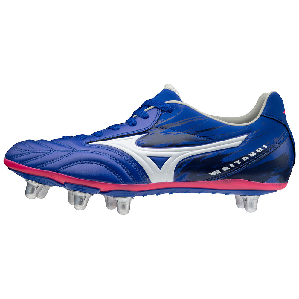 Botas Rugby Mizuno Waitangi PS - Homem - Azuis/Branco - EYLIT6940